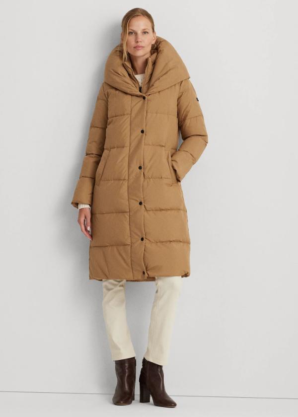 Brown Quilted Coat Outfit