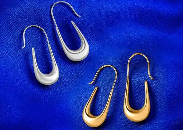 Crescent Hoop Earrings