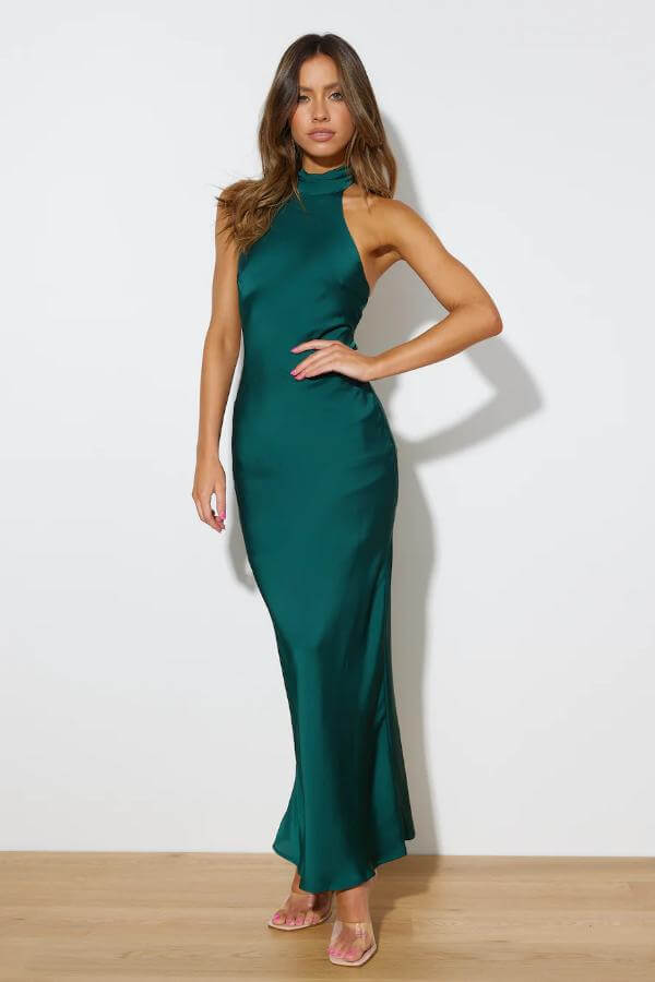 Green Long Dress Formal