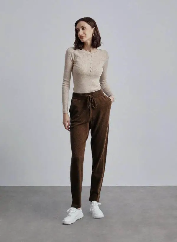 How to Style Cashmere Joggers