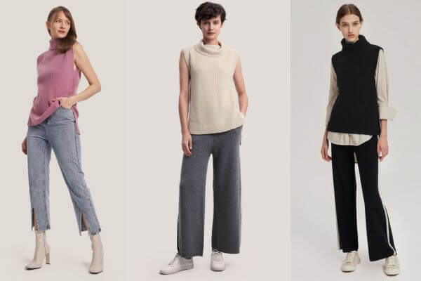 Knitted Vest Women 