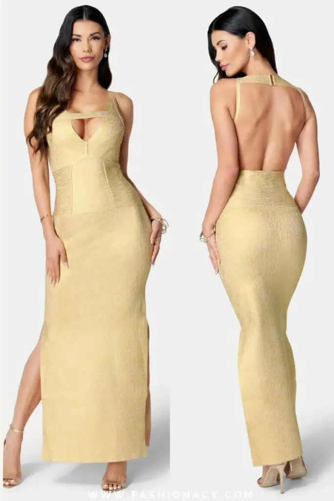 Long Bodycon Dresses With Slit