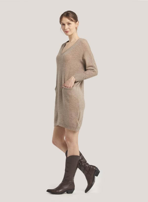 Loose Wool Dress