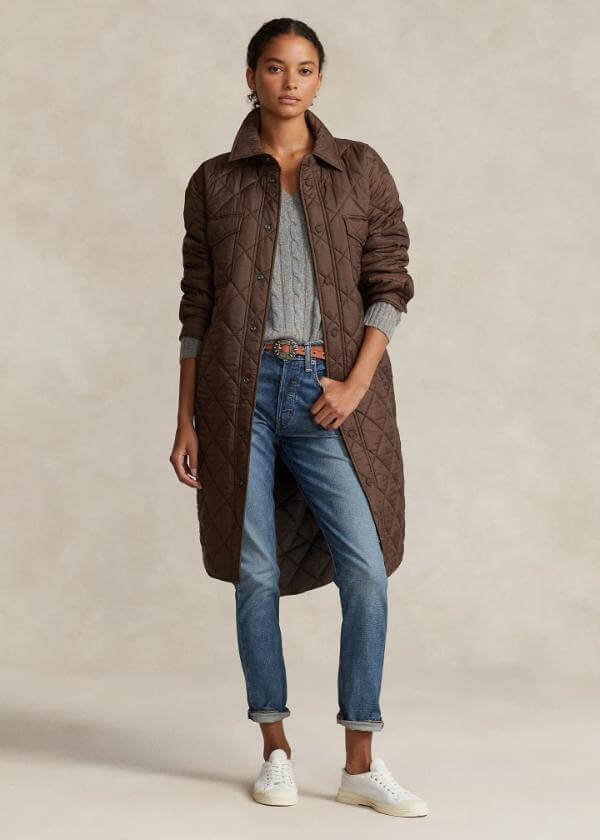 Quilted Coat Street Style