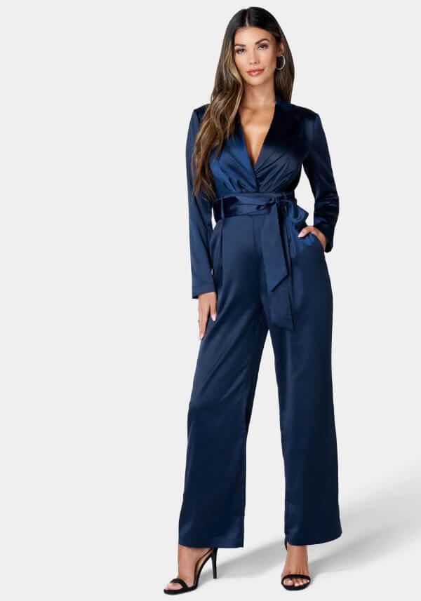 Blazer Jumpsuit Outfit Women