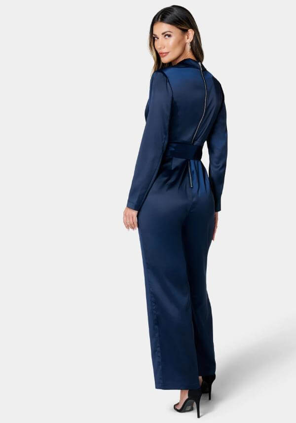 Blue Blazer Jumpsuit