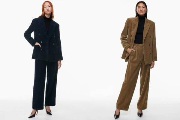 Corduroy Blazer Outfit Women