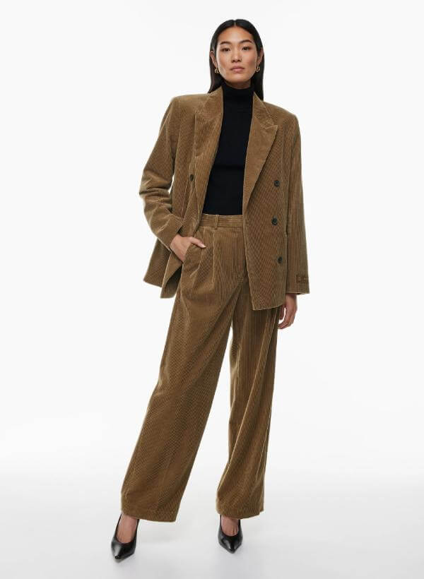 Corduroy Blazer Women