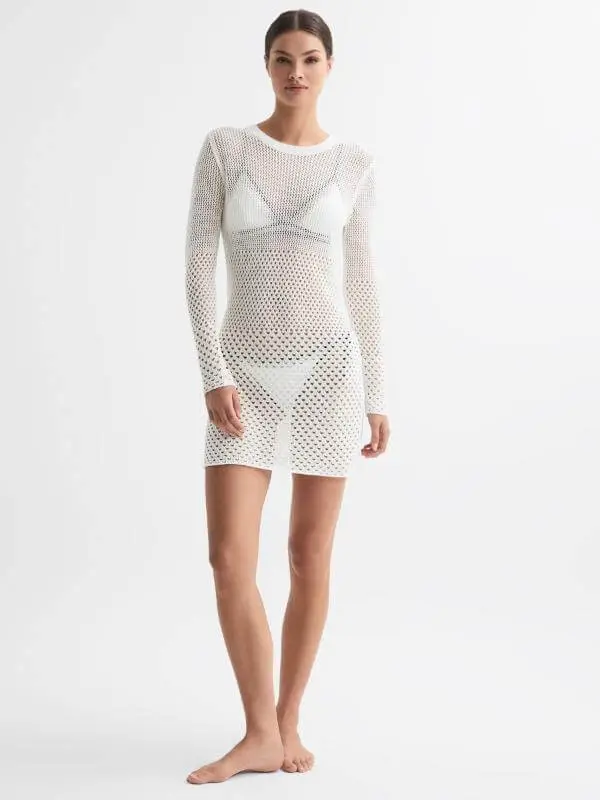 Crochet Mini Dress Outfit