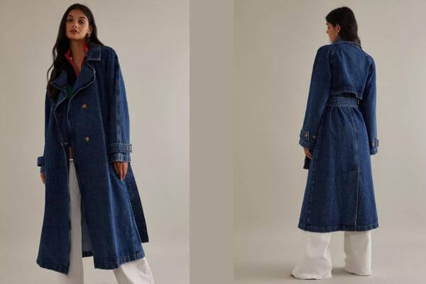 Denim Trench Coat