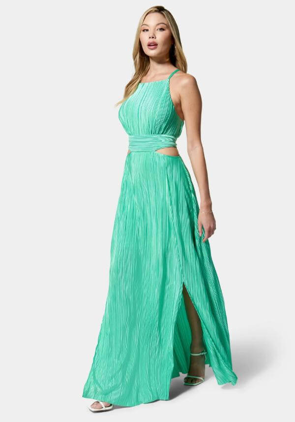 Green Maxi Dress Outfit Summer