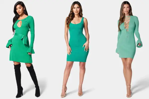Green Mini Dresses 