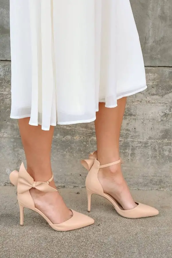 Heels With Bows Outfit