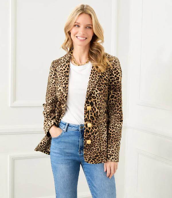Leopard Blazer Outfit Work