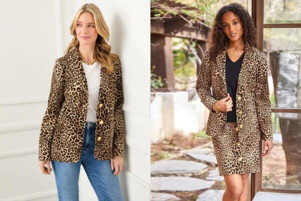Leopard Blazer Outfits
