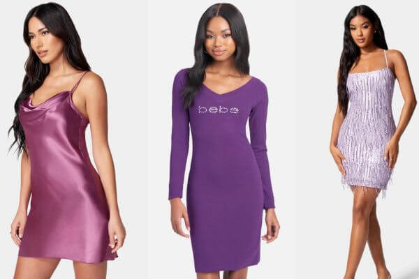 Short Purple Dresses