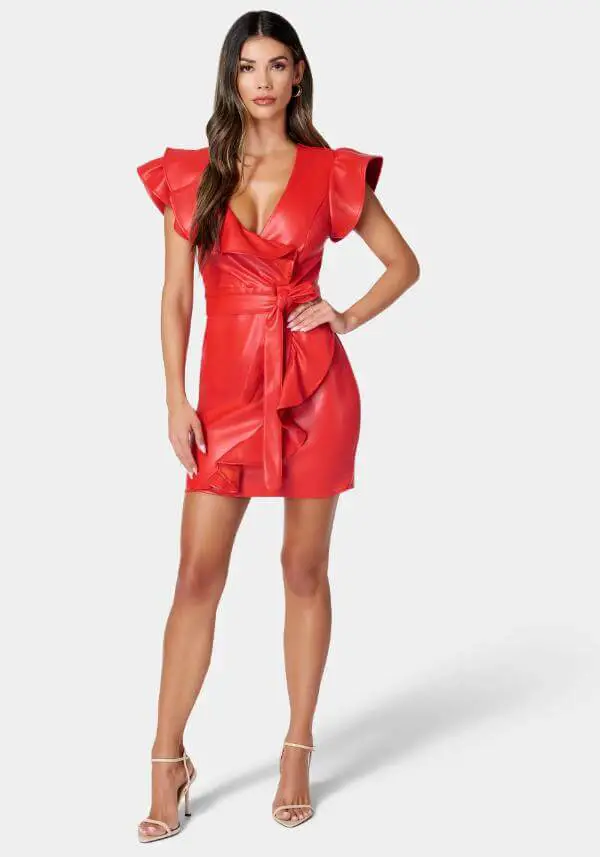 Short Red Dress Aesthetic