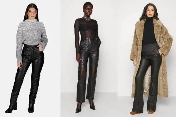 What to Wear With Black Leather Pants