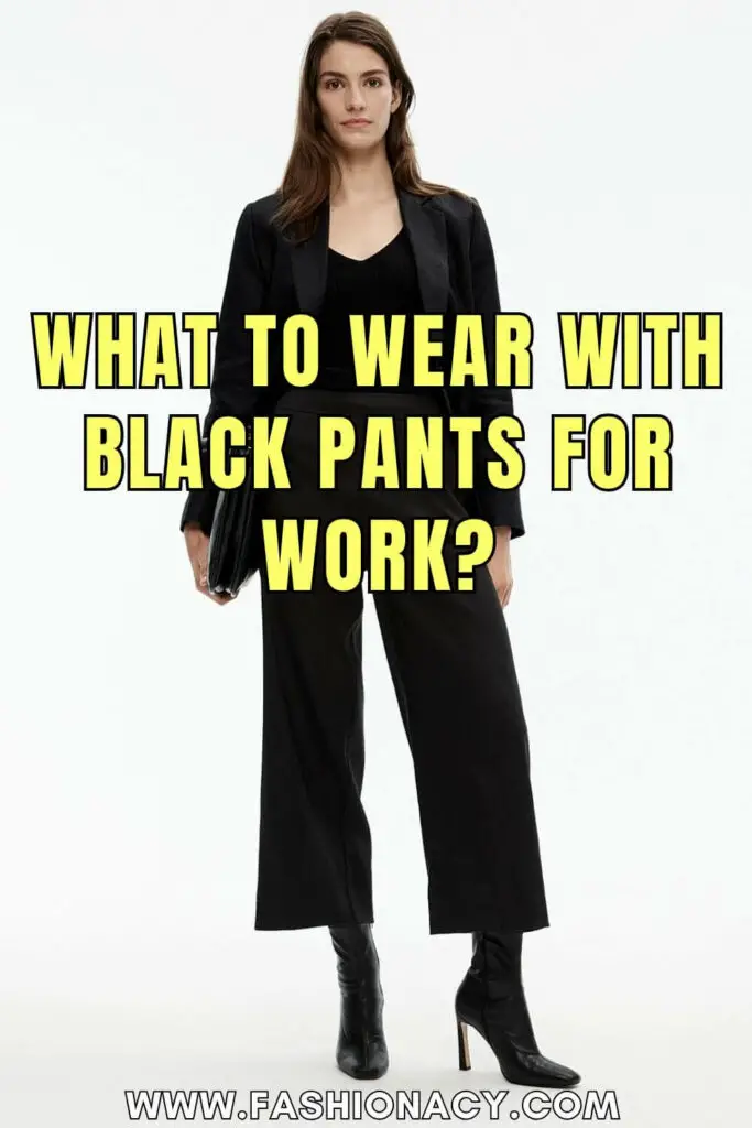 What to Wear With Black Pants Work