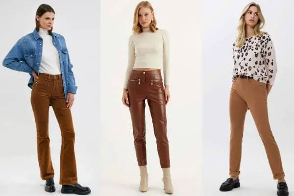 What to Wear With Brown Pants Women