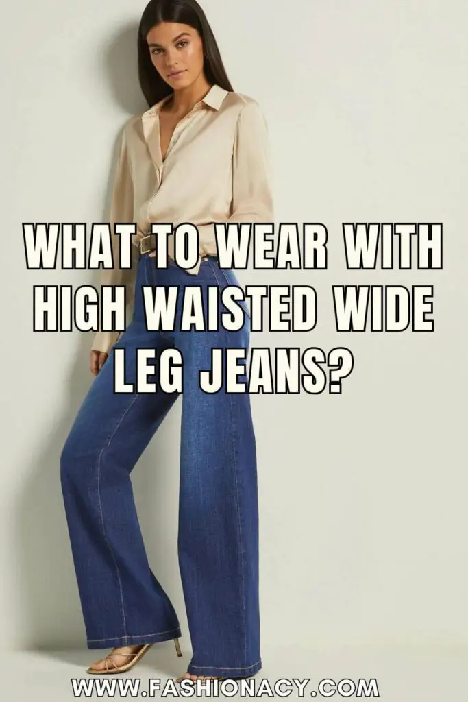 What to Wear With High Waisted Wide Leg Jeans