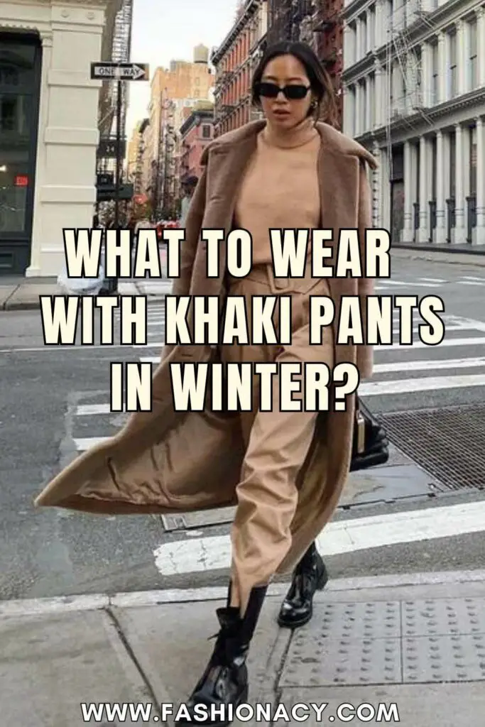 What to Wear With Khaki Pants in Winter