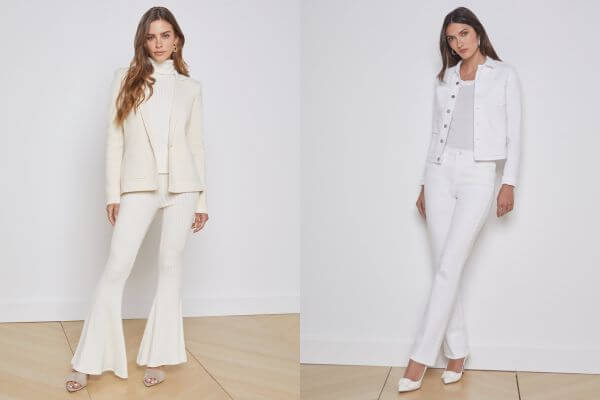 White Monochromatic Outfits