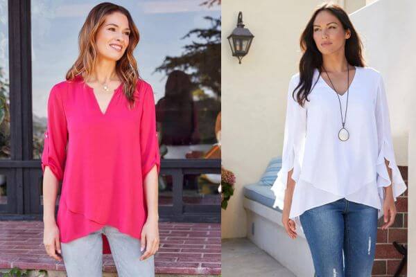 Asymmetric Tops For Women 