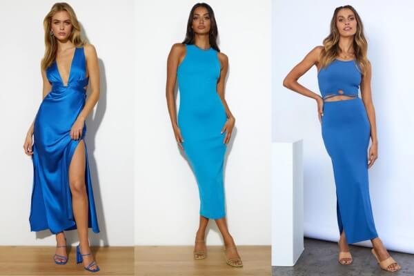 Blue Maxi Dresses 