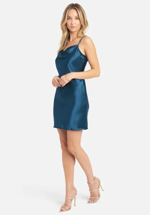 Blue Short Dress Formal