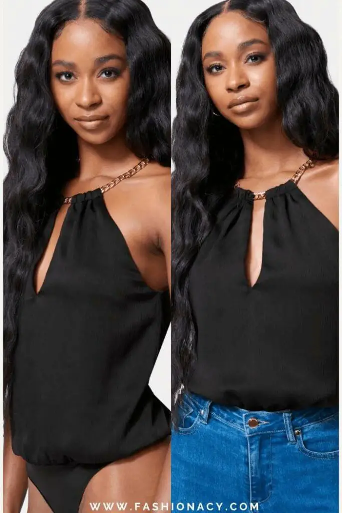 Bodysuit Outfit Black Women