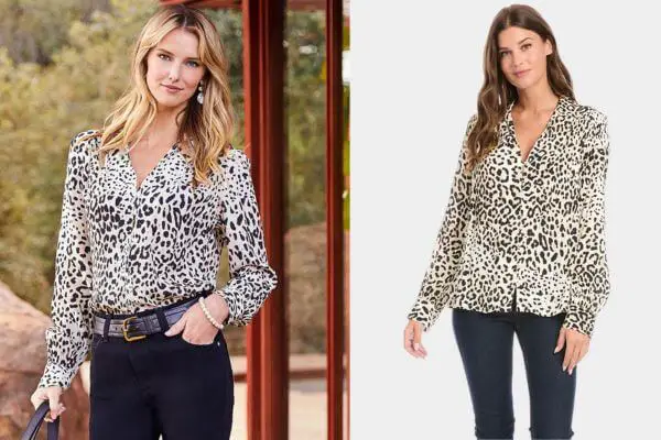 Cheetah Blouse