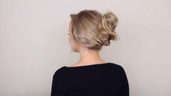 Claw Clip Updo Long Hair