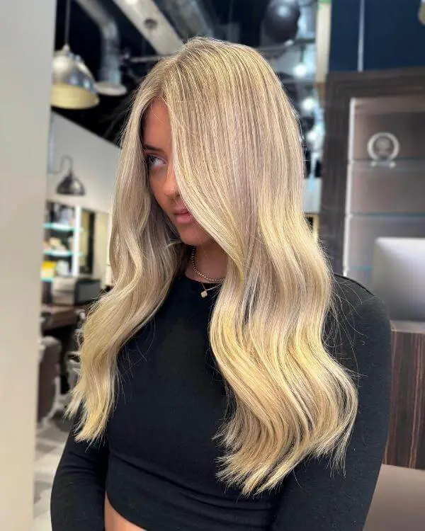 Creamy Blonde Hair