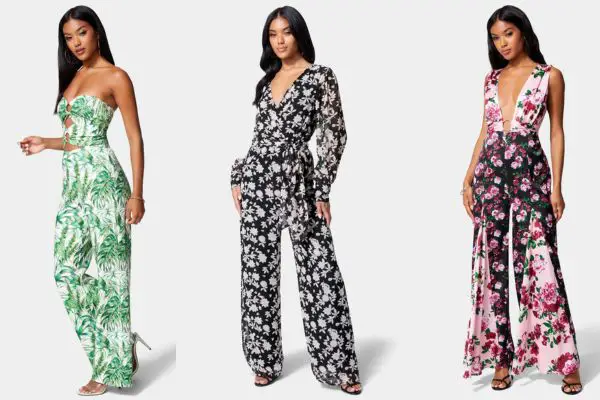 Floral Jumpsuits Women