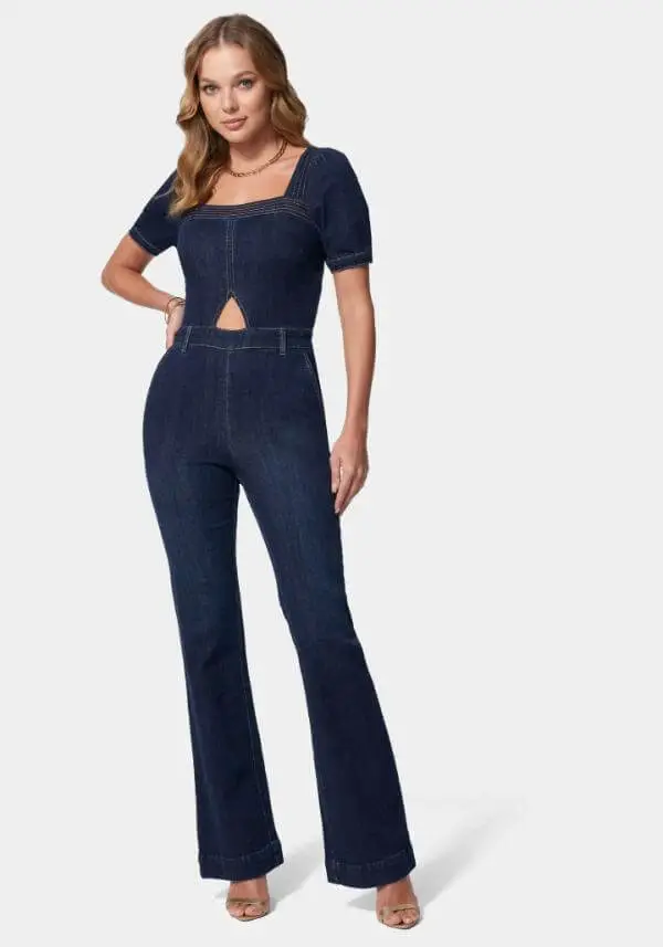 Jumpsuit With Short Sleeves