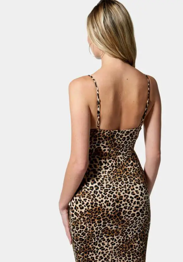 Leopard Print Bodycon Dress Outfit