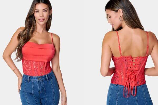 Red Corset Top