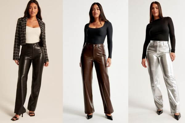 Leather Relaxed Pants