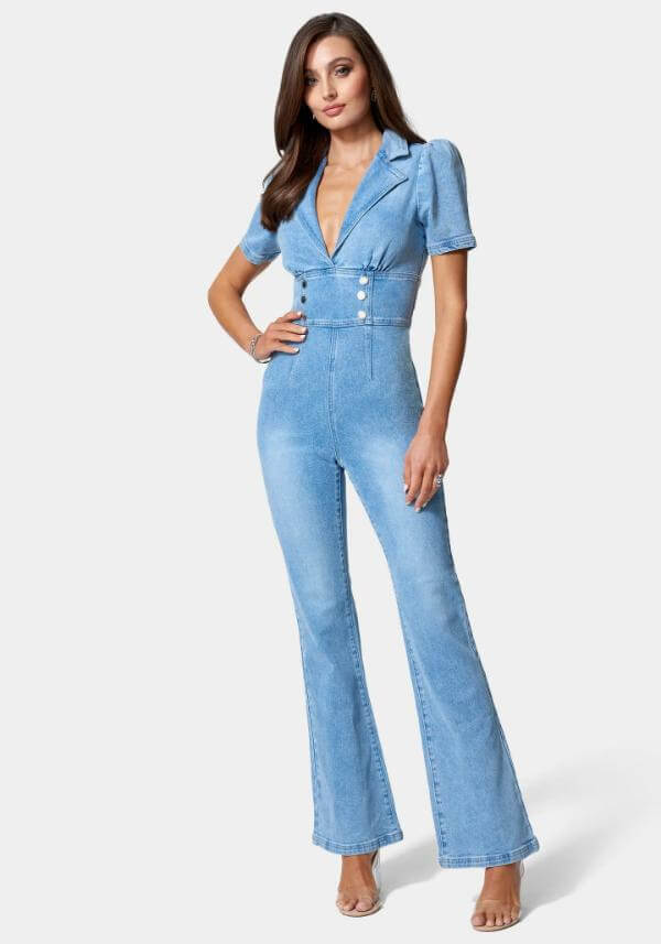 Short Sleeve Jumpsuit Casual