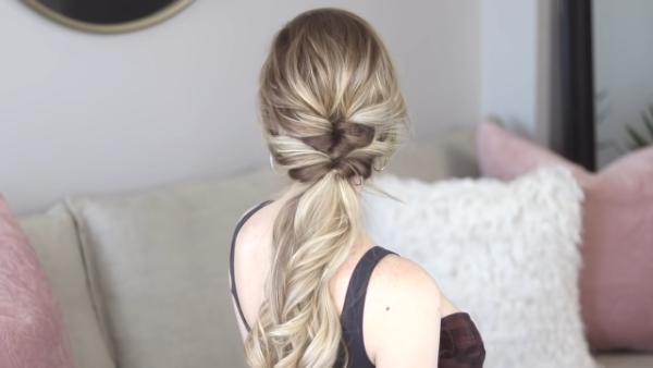 Simple Twisted Ponytail