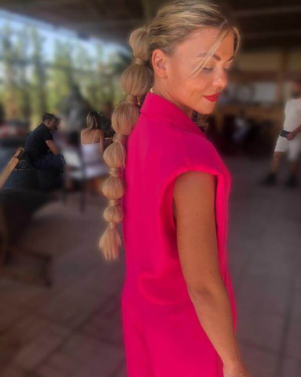 Sleek Bubble Ponytail