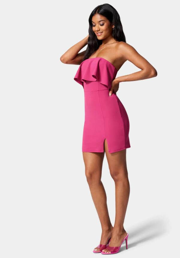 Strapless Bodycon Mini Dress 