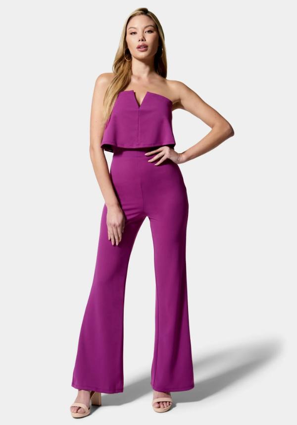 Strapless Jumpsuit Outfit Dressy