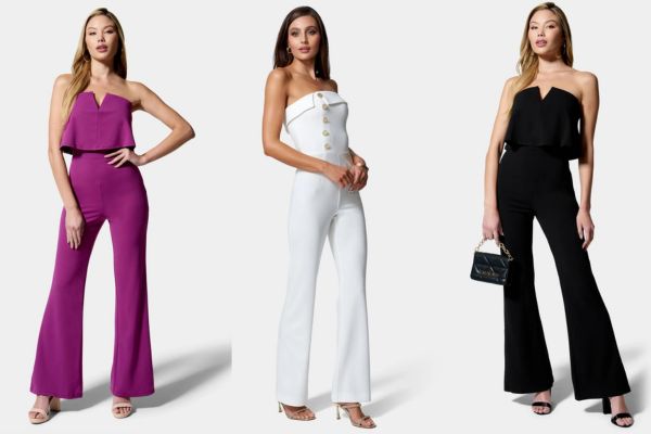 Strapless Jumpsuit Outfits