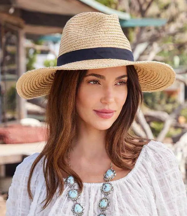 Straw Panama Hat For Women