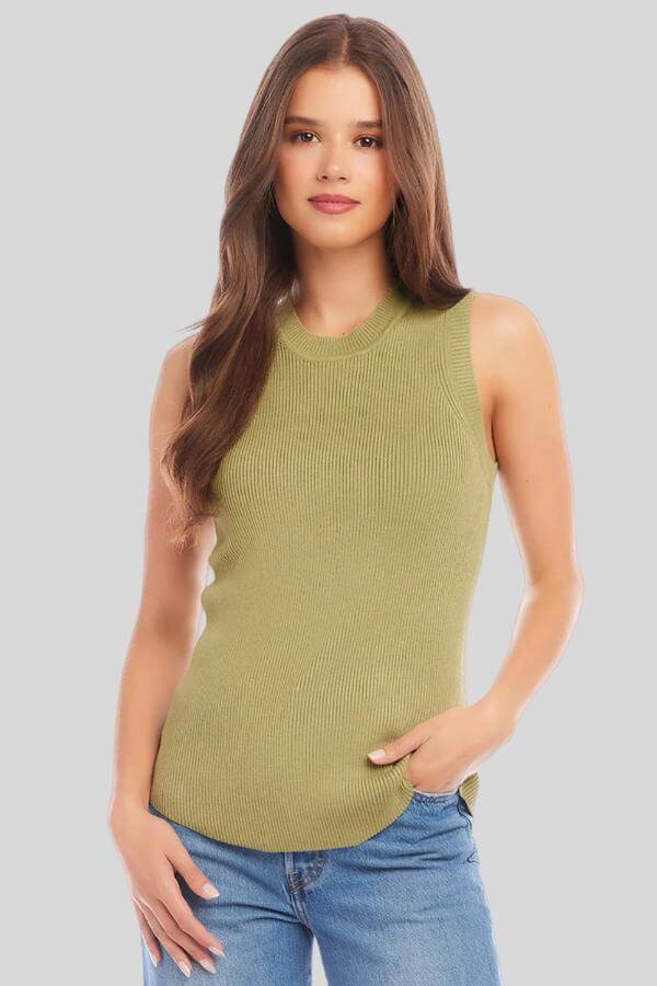 Sweater Tank Top Outfit 