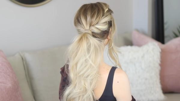 Voluminous Braided Ponytail