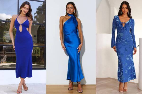 Blue Long Dresses 