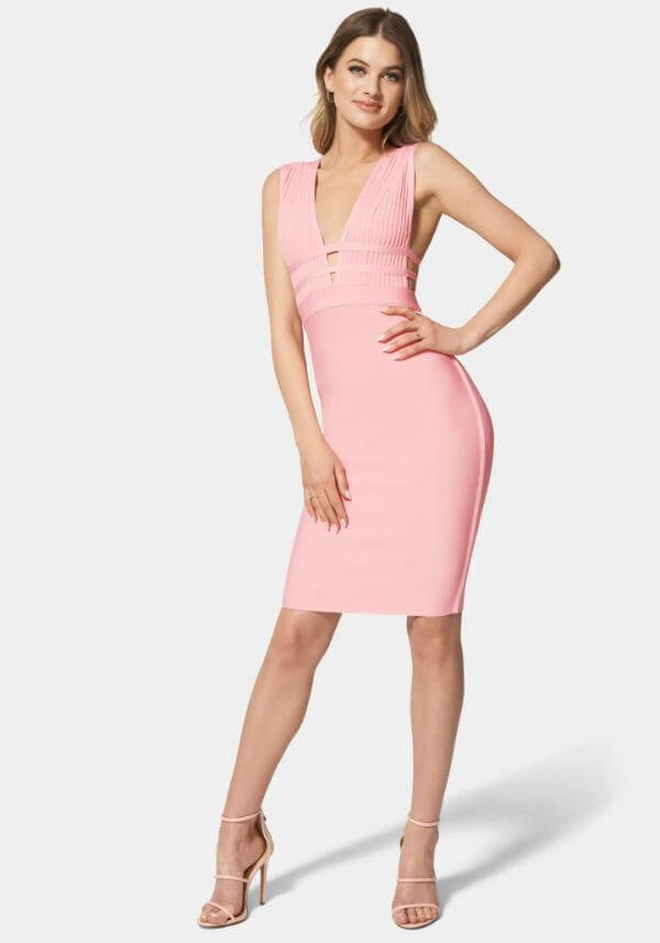 Pink Short Dress Aesthetic